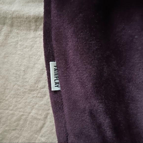 FAIRPLAY BEET VELVET SWEATER - Picture 7 of 10